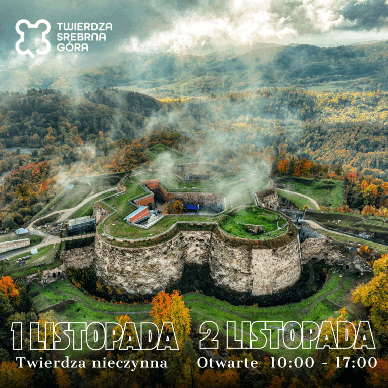 Twierdza Srebrna Góra czynna w listopadzie