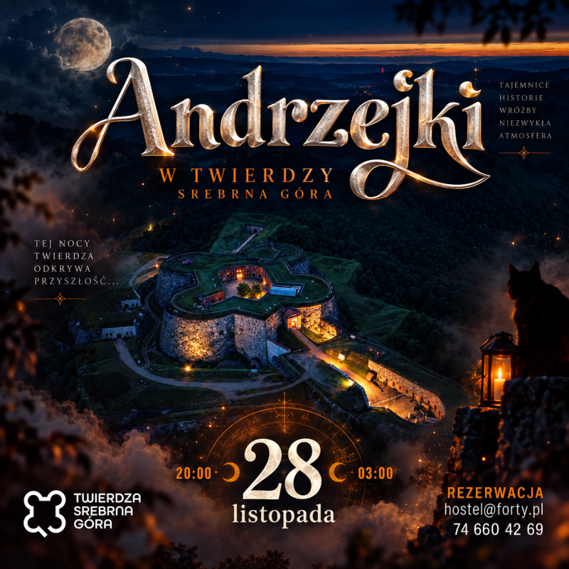 Andrzejki w Twierdzy Srebrna góra