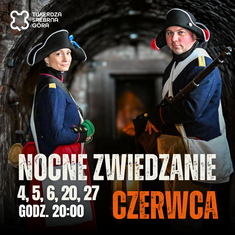 Nocne zwiedzanie Twierdza Srebrna góra